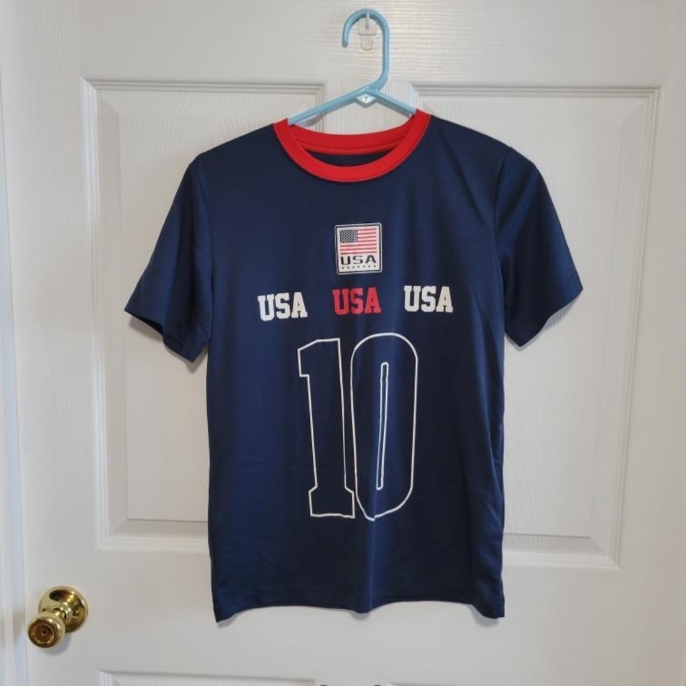 Team USA number 10 soccer jersey